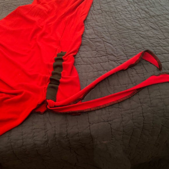 Persephone Red Tunic Dress - Picture 8 of 10